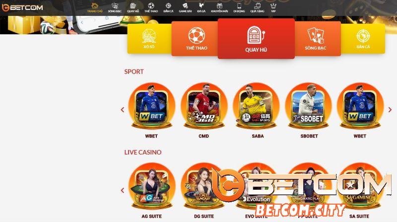 App betcom cung cấp kho game đa dạng